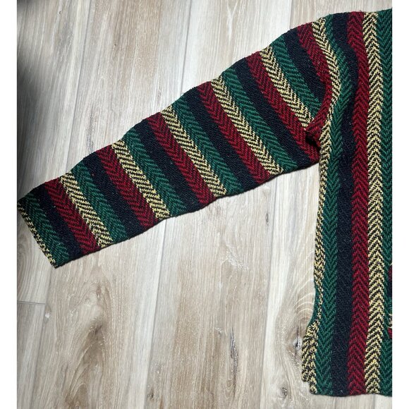 Baja Joe Mexican Surfer Skater Poncho Hoodie Sweater - Men Small - Picture 9 of 16